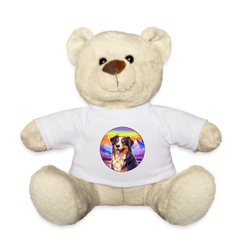Bucovine Chien de berger race Cartoon Kawaii Waterco - Nounours - blanc - Devant