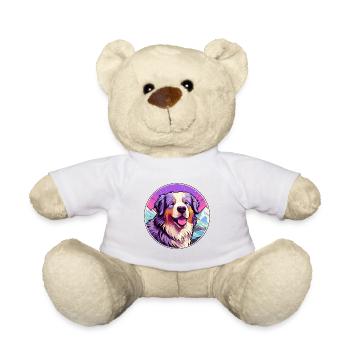 Karpaten Schäferhund Rasse Cartoon Kawaii Wasser - Teddy - Weiß - Vorne