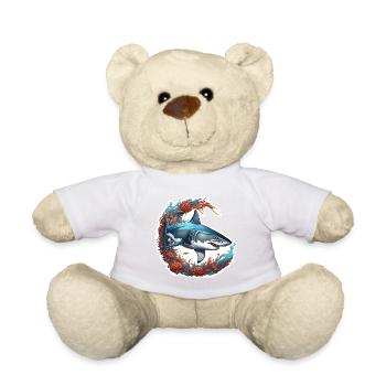 Shark / Wildlife / Underwater / Sea / Ocean - Teddy Bear - white - Front