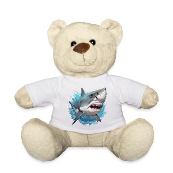 Shark / Wildlife / Underwater / Sea / Ocean - Teddy Bear - white - Front