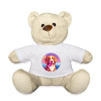Nova Scotia Duck Tolling Retriever Dog Breed Carto - Teddy Bear - white - Front