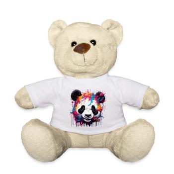 Panda / Tier / Zoo / Bambus / Wild / Kindlich - Teddy - Weiß - Vorne