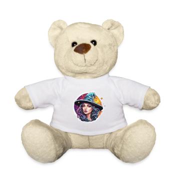 Sorcière / Magie / Rituel de sorcière / Conte de fées / Sort - Nounours - blanc - Devant