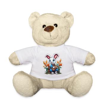 Anime / Comic / Japanese / Animation / Cartoon - Teddy Bear - white - Front