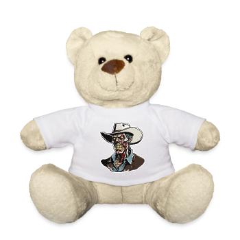 Cowboy / Wild West / Desert / Lasso / Rodeo - Teddy Bear - white - Front
