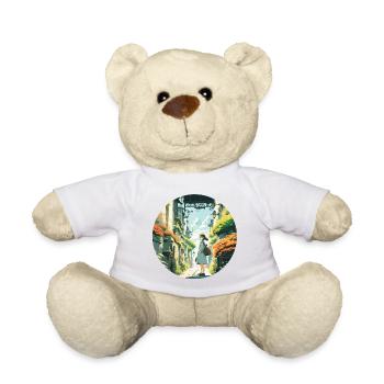 Anime / Comic / Japanisch / Zeichentrick / Cartoon - Teddy - Weiß - Vorne
