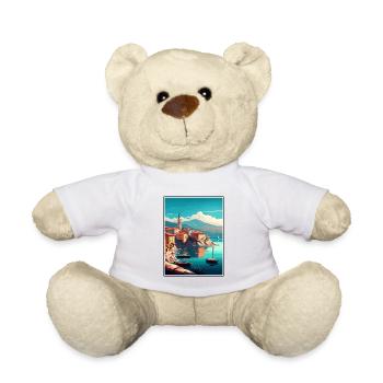 Lovran Kroatien Vintage Reiseposter WPA Souvenir - Teddy - Weiß - Vorne