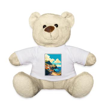 Madeira Portugal Vintage Reiseposter Souvenir - Teddy - Weiß - Vorne