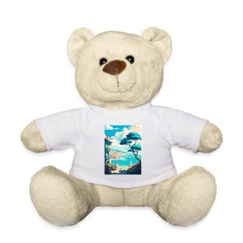 Nice Francescape Vintage Travel Poster Souvenir - Teddy Bear - white - Front