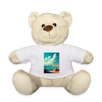 Cádiz Spanien Vintage Reiseposter WPA Souvenir - Teddy - Weiß - Vorne