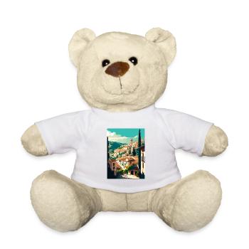Granada Spain Vintage Travel Poster WPA Souvenir - Teddy Bear - white - Front