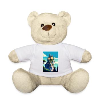 Saint-Marin Italie Vintage voyage affiche Souvenir - Nounours - blanc - Devant