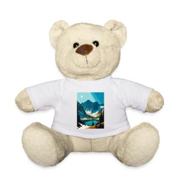 Berge Polen Vintage Reise Poster WPA - Teddy - Weiß - Vorne