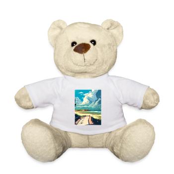Vandvoort West Decoration Netherlands Souvenir - Teddy Bear - white - Front