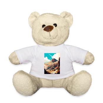 Afyonkarahisar Turquie Giftr Affiche de voyage Vintage - Nounours - blanc - Devant