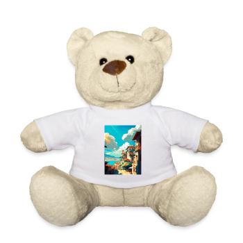 Kırsehir Türkei Vintage Reiseposter WPA Souvenir - Teddy - Weiß - Vorne