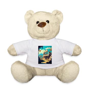 Termessos Turquie Vintage voyage affiche Souvenir - Nounours - blanc - Devant