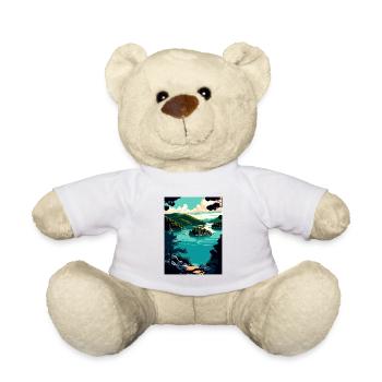 Mljet Nationalpark Kroatien Vintage Reiseposter - Teddy - Weiß - Vorne