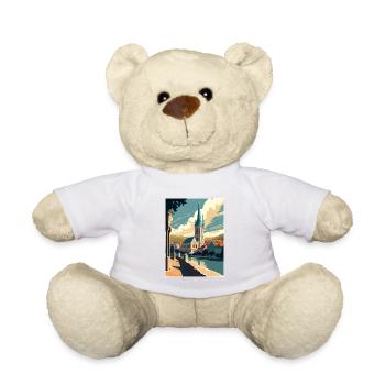 Krems An der Donau Österreich Vintage Reiseposter - Teddy - Weiß - Vorne