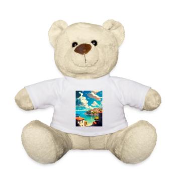 Vis Insel Kroatien Vintage Reiseposter Souvenir - Teddy - Weiß - Vorne