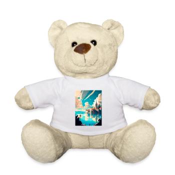 Split Kroatien Vintage Reiseposter WPA Souvenir - Teddy - Weiß - Vorne