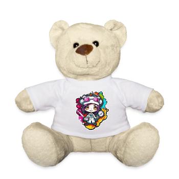 Médecin / professionnel de la santé / médecin / profession / spécialiste - Nounours - blanc - Devant