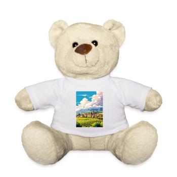 Provence Frankreich Vintage Reiseposter WPA Souvenir - Teddy - Weiß - Vorne