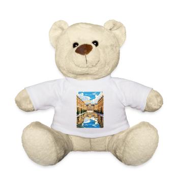 Versailles Palace West Decoration Travel Poster - Teddy Bear - white - Front