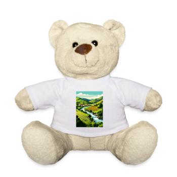 Vallée du Douro Portugal Vintage Travel Poster WPA - Nounours - blanc - Devant