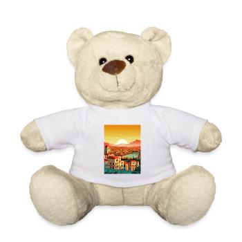 Granada Spain Vintage Travel Poster WPA Souvenir - Teddy Bear - white - Front