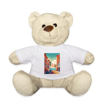 Costa del Sol Spanien Vintage Reiseposter Souvenir - Teddy - Weiß - Vorne
