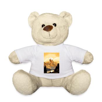 Segovia Spanien Vintage Reiseposter WPA Souvenir - Teddy - Weiß - Vorne