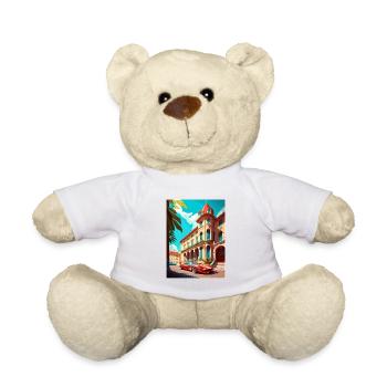 Maranello Italie Vintage voyage affiche WPA Souvenir - Nounours - blanc - Devant