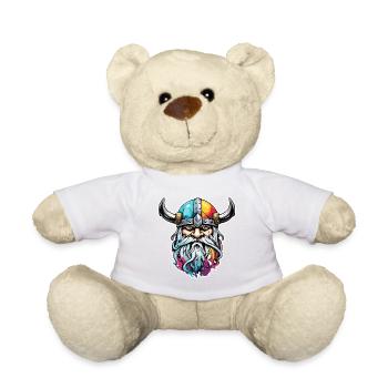 Wikinger / Thor / Odin / nordisch / keltisch - Teddy - Weiß - Vorne