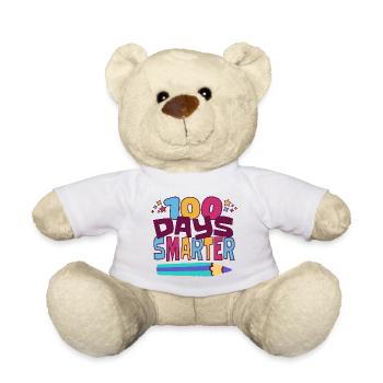 100 jours plus intelligents - Nounours - blanc - Devant