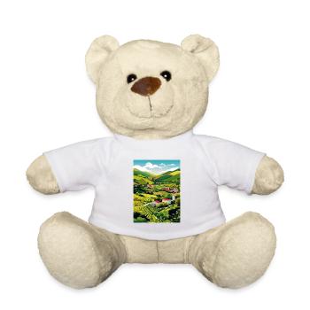Vallée du Douro Portugal Vintage Travel Poster WPA - Nounours - blanc - Devant