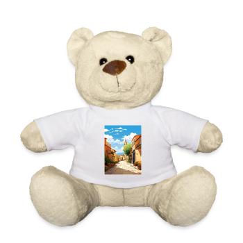 Tarragone Espagne Vintage voyage affiche WPA Souvenir - Nounours - blanc - Devant