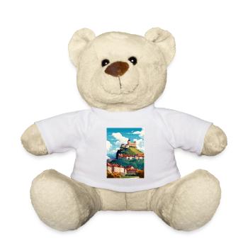 Ljubljana Slowenien Vintage Reiseposter Souvenir - Teddy - Weiß - Vorne