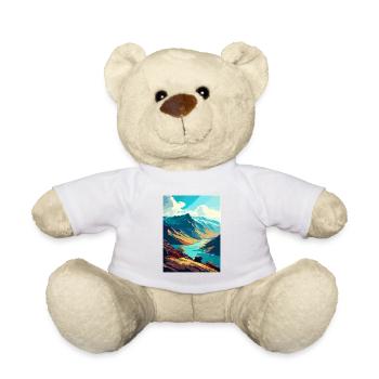 Brienzer Rothorn Schweiz Vintage Reiseposter - Teddy - Weiß - Vorne