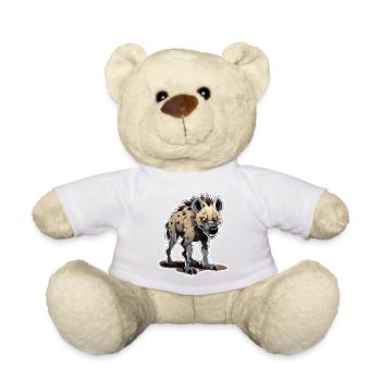 Hyena / Africa / Safrai / Zoo / Wildis / Animal - Teddy Bear - white - Front