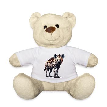 Hyena / Africa / Safrai / Zoo / Wildis / Animal - Teddy Bear - white - Front