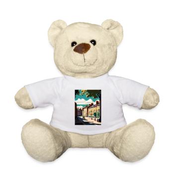 Northallerton Malham Cove England Reiseposter - Teddy - Weiß - Vorne