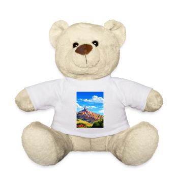 Toledo Spain Vintage Travel Poster WPA Souvenir - Teddy Bear - white - Front