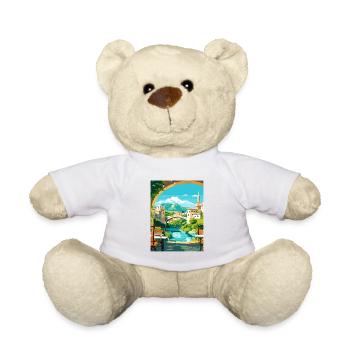 Mostar Bosnien Herzegowina Stari Most Brücke Koski - Teddy - Weiß - Vorne
