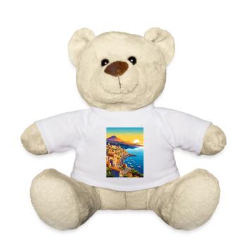 Sorrento Italy Vintage Travel Poster WPA Souvenir - Teddy Bear - white - Front