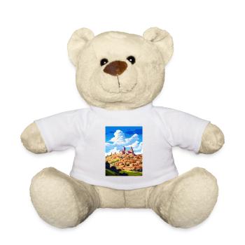 Toledo Spain Vintage Travel Poster WPA Souvenir - Teddy Bear - white - Front