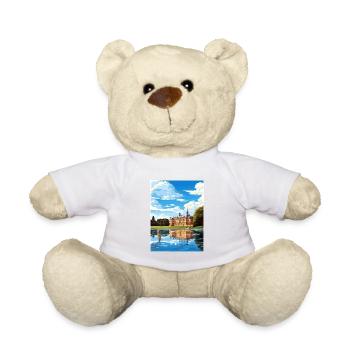 Potsdam Germany Vintage Travel Poster WPA Souvenir - Teddy Bear - white - Front