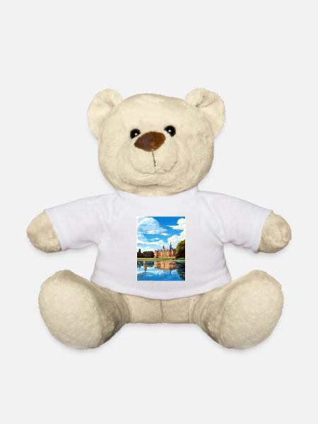 Potsdam Deutschland Vintage Reiseposter WPA Souvenir - Teddy - Weiß