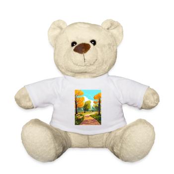 Hyde Park London England Vintage Travel Poster WPA - Teddy Bear - white - Front