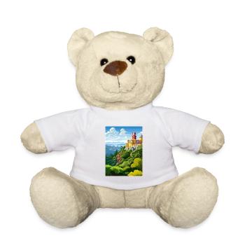 Sintra Portugal Vintage voyage affiche WPA Souvenir - Nounours - blanc - Devant